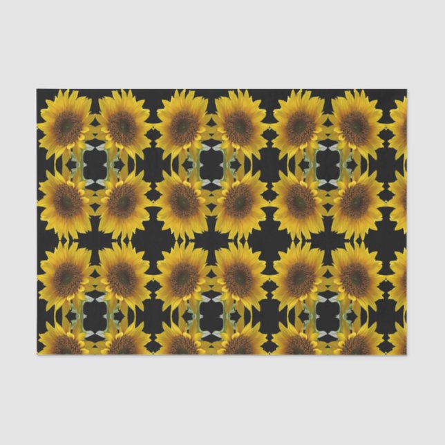 Decorative tissue paper Sunflower (Front)