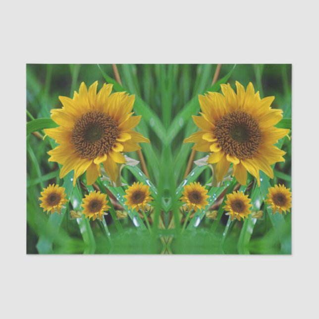 Decorative tissue paper Sunflower (Front)