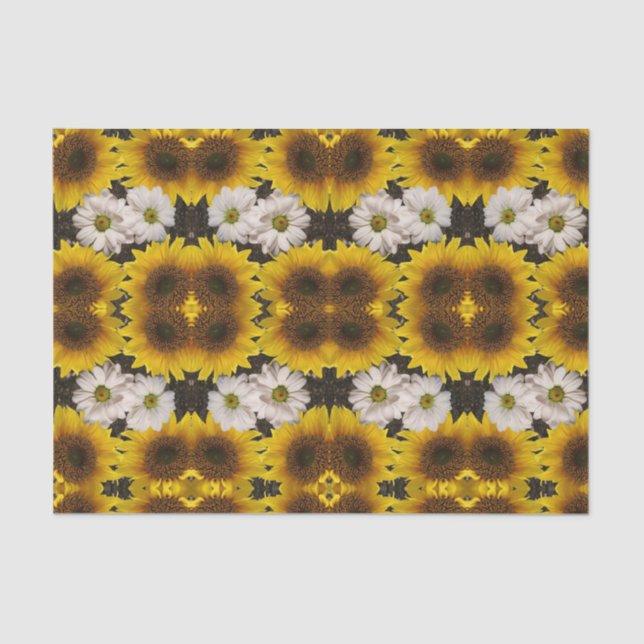 Decorative tissue paper Sunflower (Front)