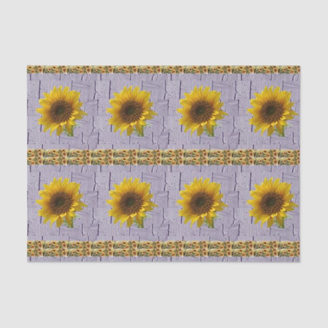 Decorative tissue paper Sunflower (Front)