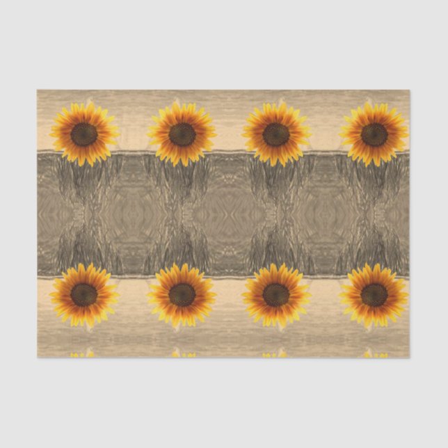 Decorative tissue paper Sunflower (Front)
