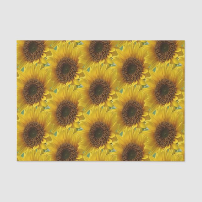 Decorative tissue paper Sunflower (Front)