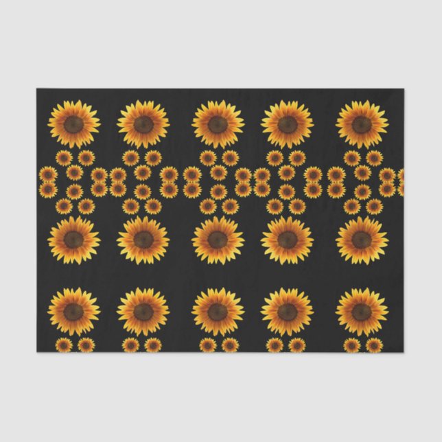 Decorative tissue paper Sunflower (Front)