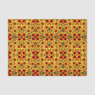 Decorative tissue paper sunflowers