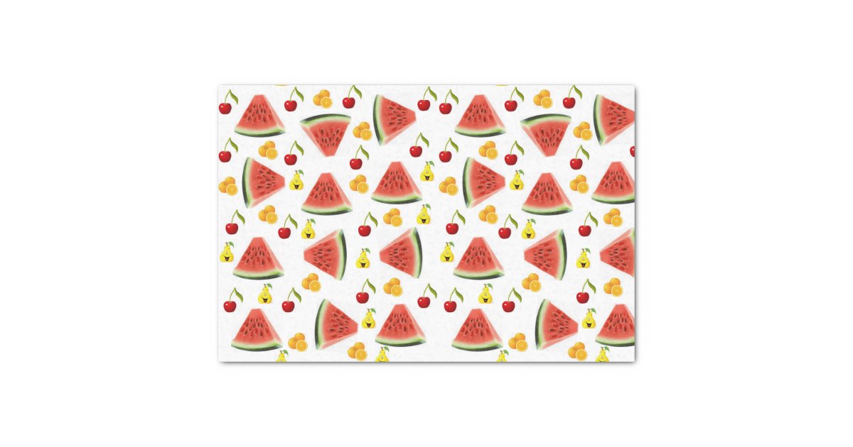 Decorative tissue paper Watermelon Zazzle