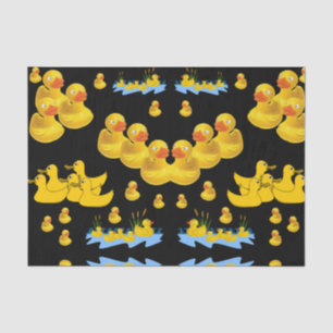Decorative tissue paper yellow ducks