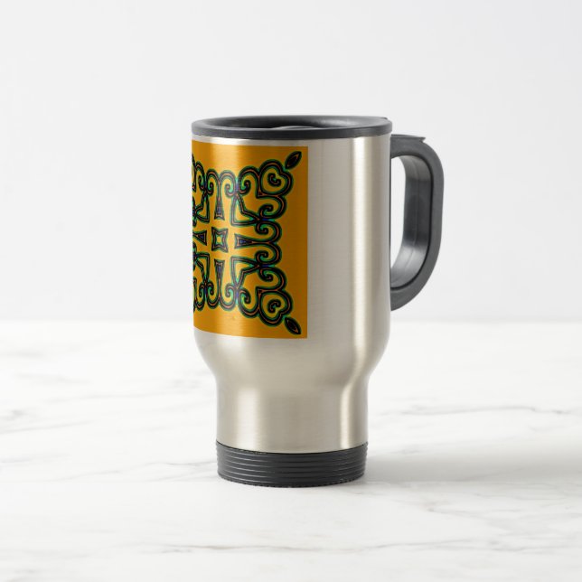 Decorative Travel Mug (Front Right)