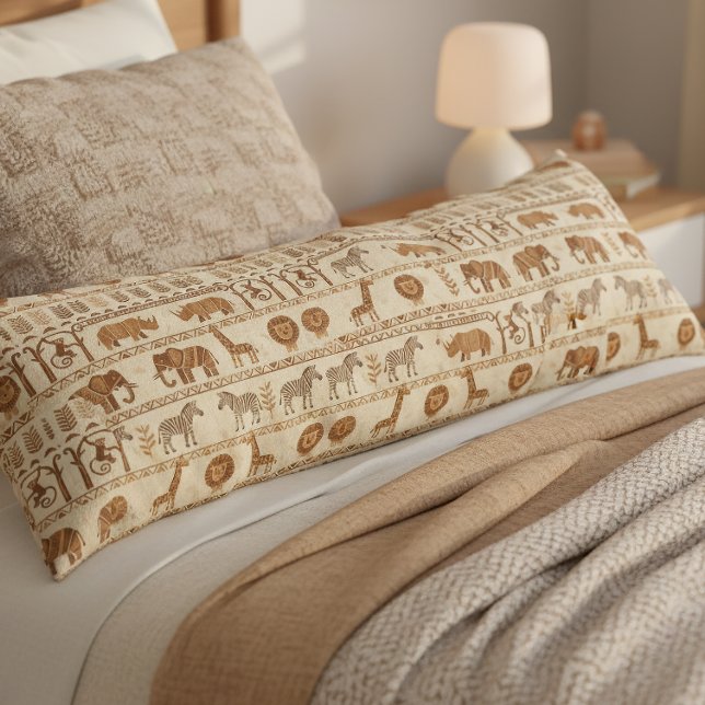 Decorative Tribal Border Safari ID1243 Body Pillow (Creator Uploaded)