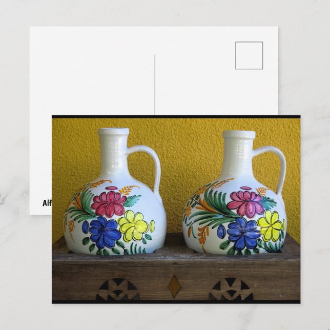 Decorative Vases Postcard (Front/Back)
