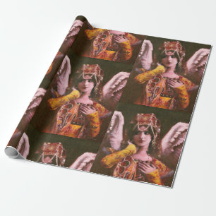 Decorative Vintage Angel Wrapping Paper