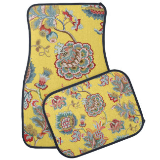 Decorative vintage seamless pattern. Traditional m Car Floor Mat