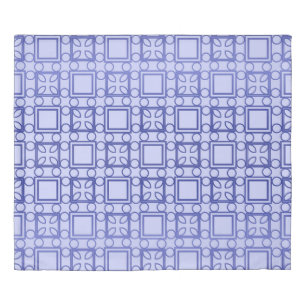 Decorative vintage style seamless geometric patter duvet cover