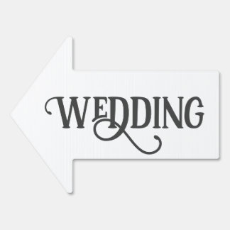 Decorative Wedding Arrow Yard Sign