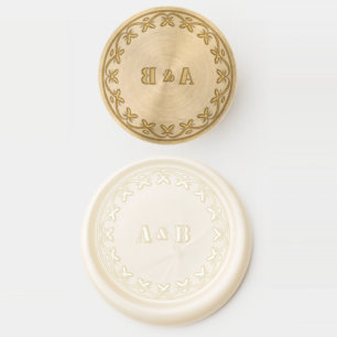 Decorative Wedding Monogram Wax Seal Stamp