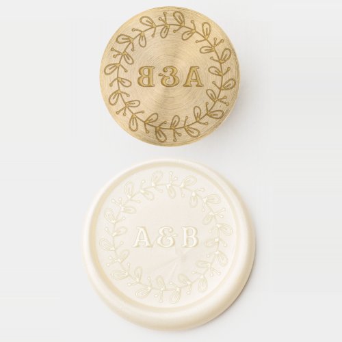 Decorative Wedding Monogram Wax Seal Stamp