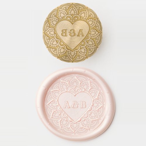 Decorative Wedding Monogram Wax Seal Stamp
