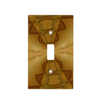 Decorative wood pattern switch plate covers