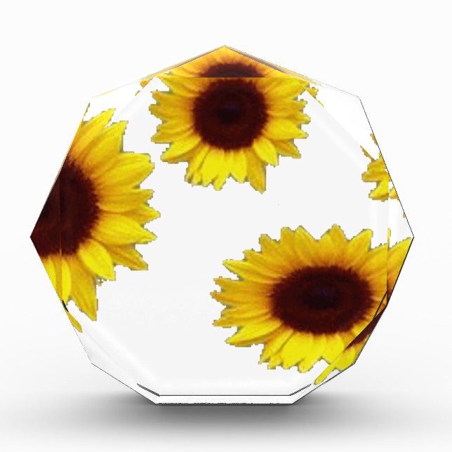 DECORATIVE YELLOW SUNFLOWERS AWARD (Front)