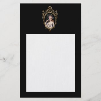Decorative Young Marie Antoinette  Stationery by WickedlyLovely at Zazzle