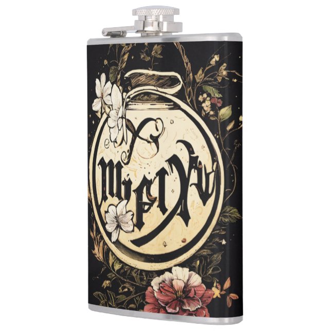 #decorativeflaskVinylWrappedFlask Flask (Left)