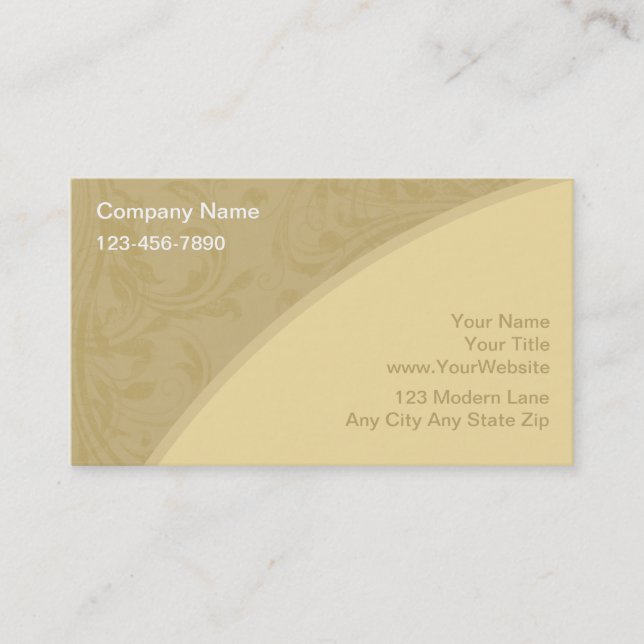 Decorator Business Cards (Front)
