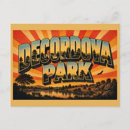 DeCordova Sculpture Park MA Vintage Travel Art Postcard