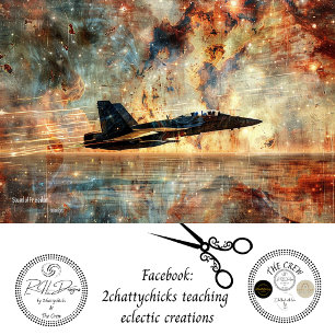 Decoupage 250th American Aviation Edition  Tissue Paper