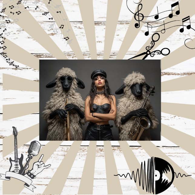 Decoupage 2 Sheep & Chic Band  Tissue Paper (Creator Uploaded)