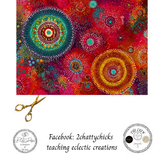 Decoupage Aboriginal Australian Radiant Circles Tissue Paper