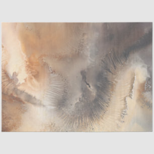 Decoupage Abstract Faux Background Black Rust Tissue Paper