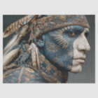 Decoupage American Indian Warrior Chief 
