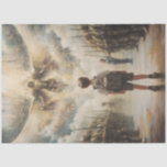 Decoupage Angelic Warrior Celestial Army  Tissue Paper