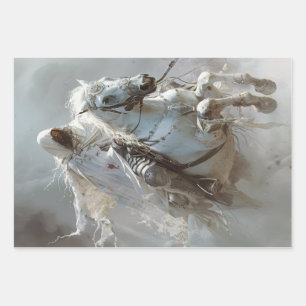 Decoupage Apocalypse Dachshund Highland Cow Wrapping Paper Sheets