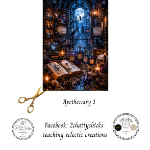 Decoupage Apothecary Alchemists Art  Tissue Paper