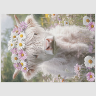 Decoupage Baby Highland Floral Pink Meadow Tissue Paper