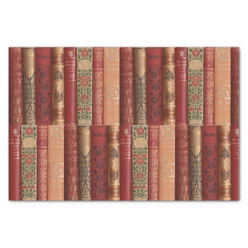Decoupage Book Spines Dickens 2 Tissue Paper
