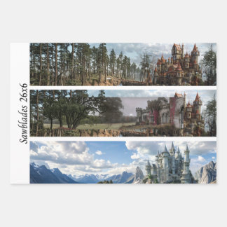 Decoupage Castle Ireland for Signs & Handsaws  Wrapping Paper Sheets