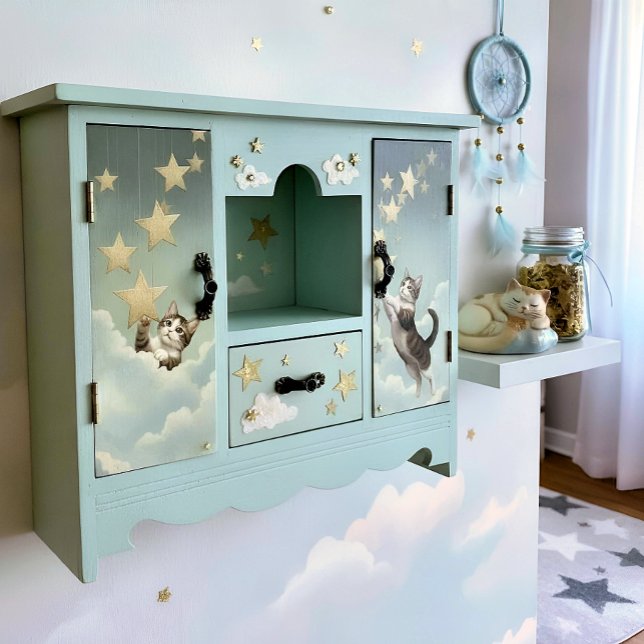 Decoupage Celestial Kitten Tissue Paper (Creator Uploaded)