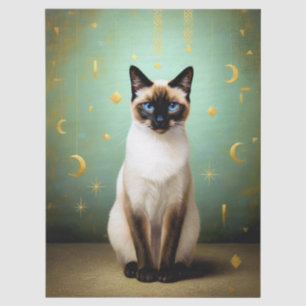 Decoupage Celestial Kitten Tissue Paper