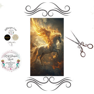 Decoupage Celestial Winged Pegasus  Tissue Paper