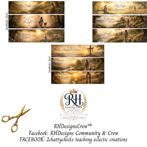 Decoupage Christian Inspirational Designs Sawblade Wrapping Paper Sheets