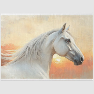 Decoupage Contemporary Horse Digital Art Tissue Paper