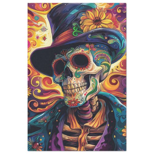 Decoupage Day of Dead Celebration Mexico  Tissue Paper