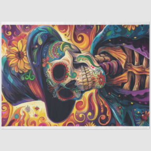 Decoupage Day of Dead Celebration Mexico Tissue Paper