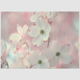 Decoupage Delicate Pink Dogwood Flowers  Tissue Paper