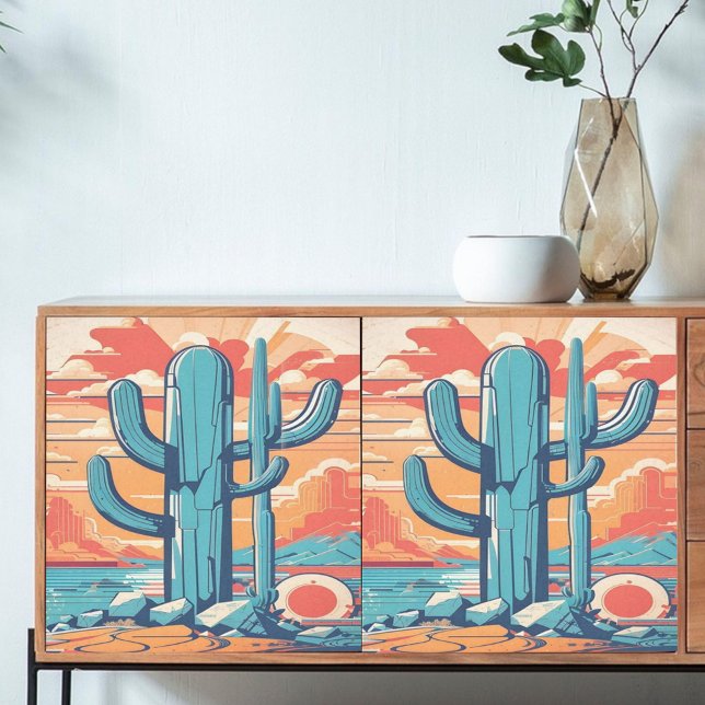 Decoupage Desert Cactus Illustration  Tissue Paper (Creator Uploaded)