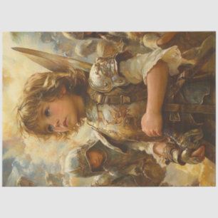Decoupage Easter David Wearing God's Armor Tissue Paper