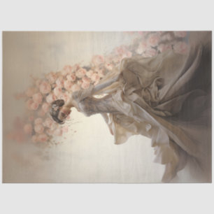 Decoupage Elegant Wedding Bride Intricate Wedding Tissue Paper