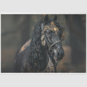 Decoupage Equestrian Arabian Horse Tissue Paper