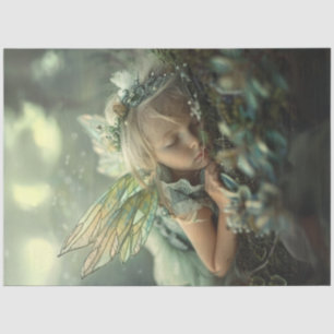 Decoupage Fairy Child Fantasy With Wings Tissue Paper